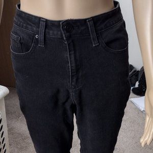 Black High Rise Skinny Jeans